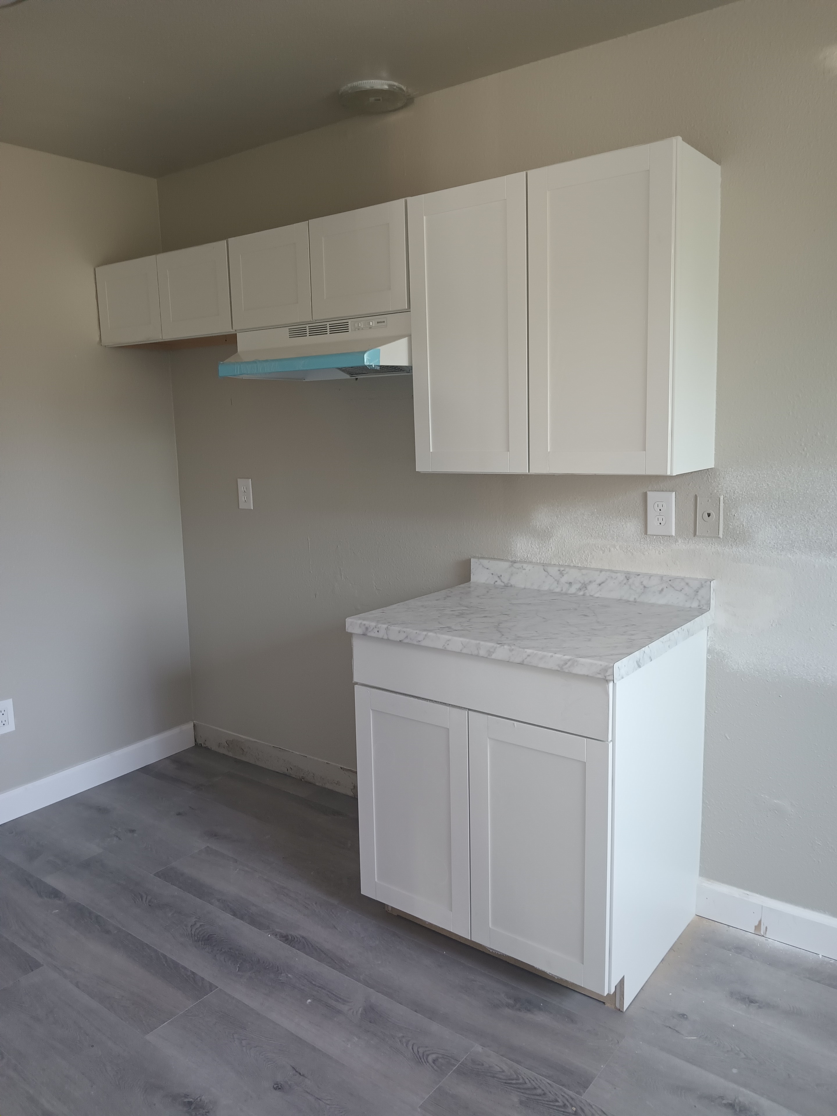 Kitchen cabinet and finish work in progress by 5 Tools
